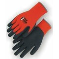 Majestic Glove 3396hot Lg Hv Org.Lin.Knit Rub.Dip Glove-Polar Penguin HV831119219